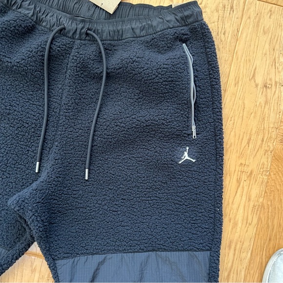 Jordan Black Essential Winter Plush Fleece Pant XXL Nike Air Jordan - Picture 4 of 10